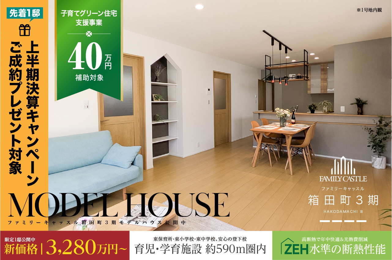 ファミリーキャッスル箱田町3期 | 分譲・建売住宅(新築一戸建て