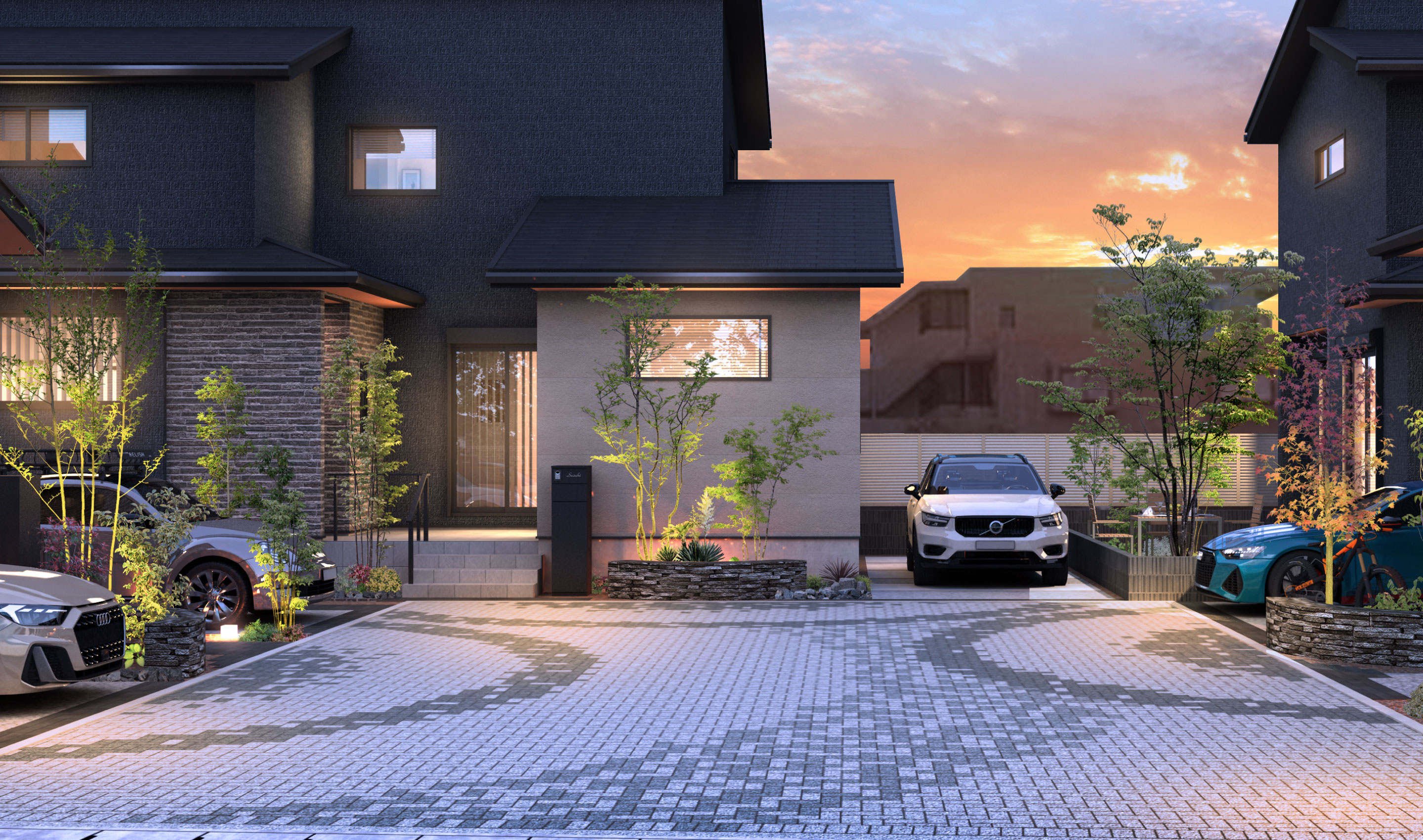 流山の自然に寄り添う柔らかな街並み景観