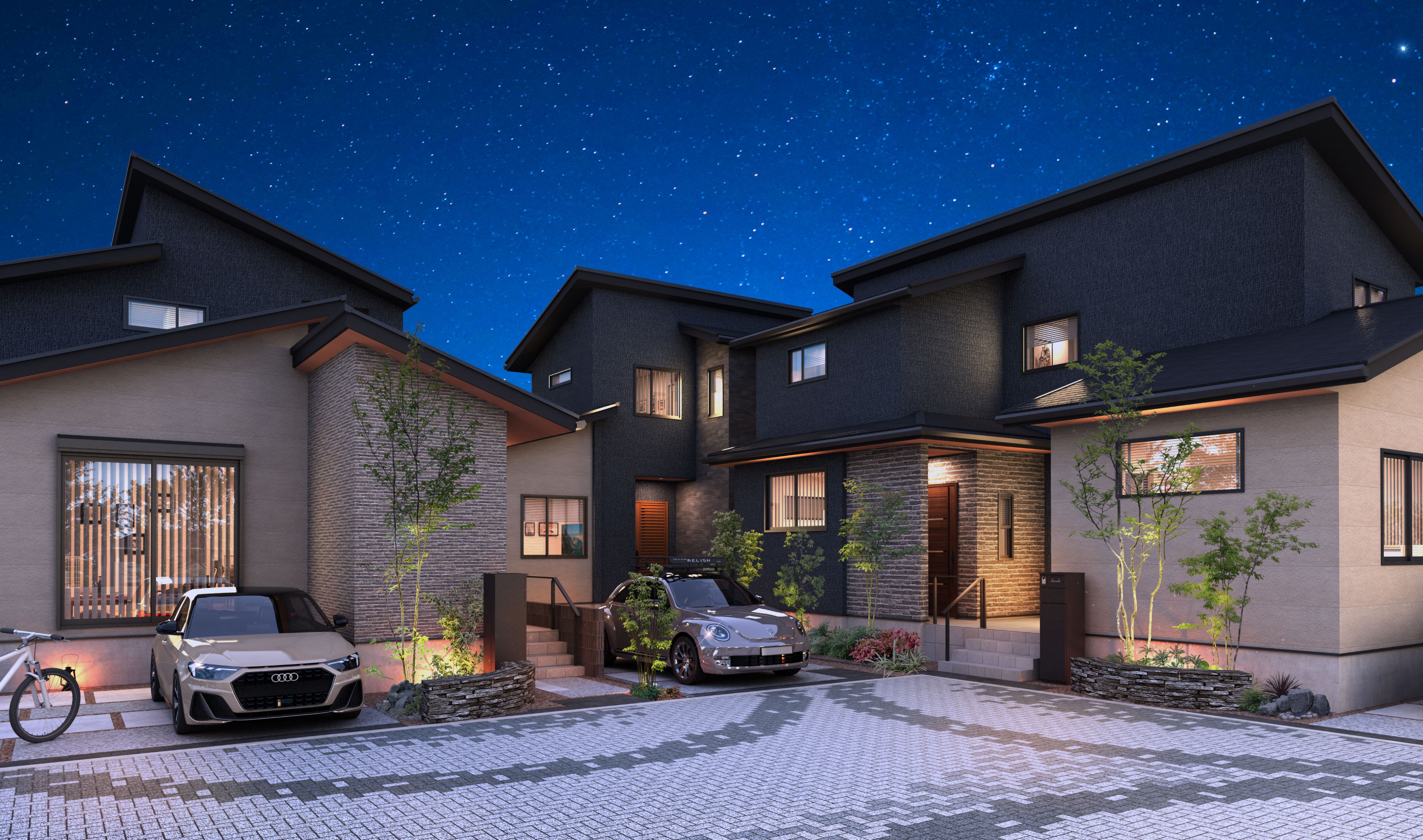 大堀川の水面に静かに広がる波紋を連想させる環状の意匠