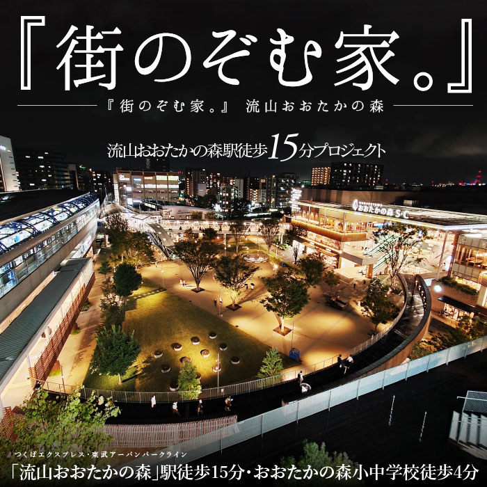 街のぞむ家 流山おおたかの森 流山市 新築一戸建て 建売