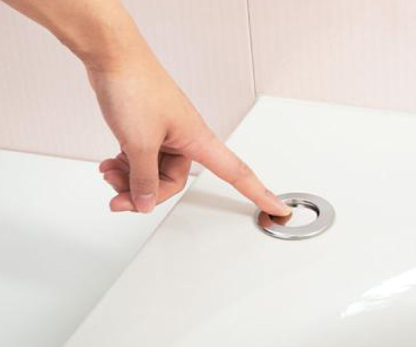 ワンプッシュ排水栓