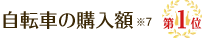 ヨーグルト消費量※7 第1位